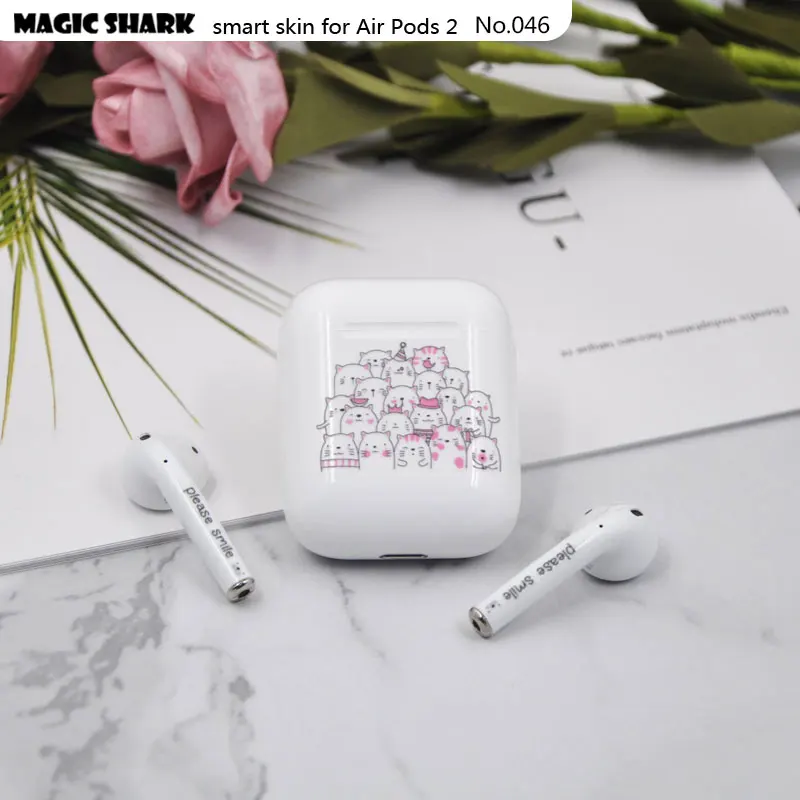 Ультратонкая прозрачная пленка Magic Shark для наушников Apple Airpods II 2 028-050 | Мобильные