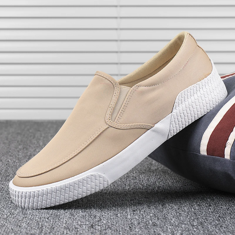 Мужские холщовые Туфли-эспадрильи Повседневные слипоны дышащие лоферы
