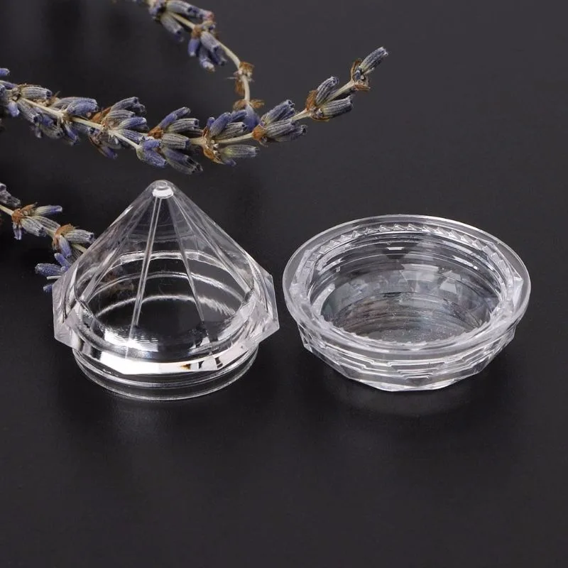 Прозрачный мини чехол для помады 10 шт. пустая Алмазная Косметическая Помада в