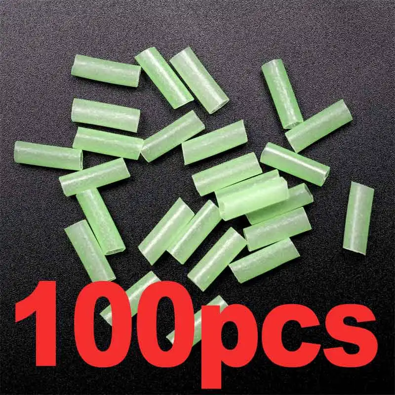100pcs Bimoo 100 шт. рыболовные снасти для соленой воды термоусадочная трубка Размер термоусадочной трубки 3 мм* 15 мм Морская наживка-Мормышка аксессуары для изготовления - Цвет: 100pcs