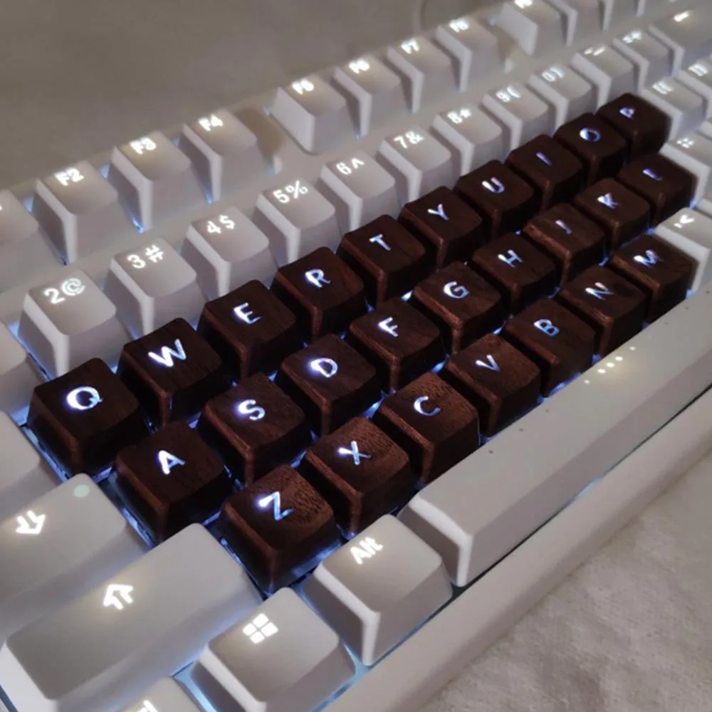 Колпачки для ключей из массива дерева с подсветкой Cherry Mx Switch Механическая