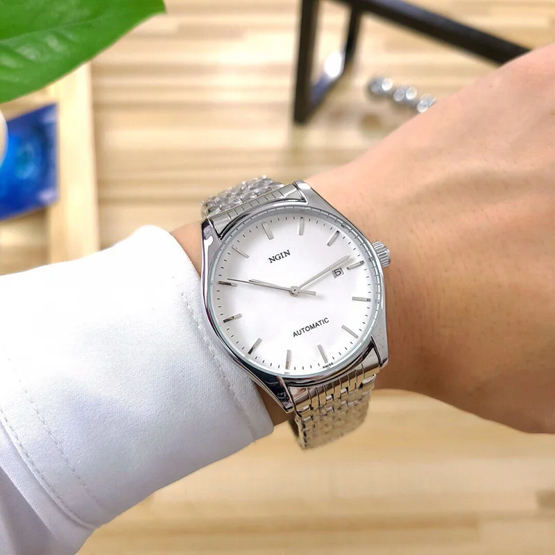 

AAAA automatic movement men's mechanical watch stainless steel strap luxury high-quality VIP business simplicity