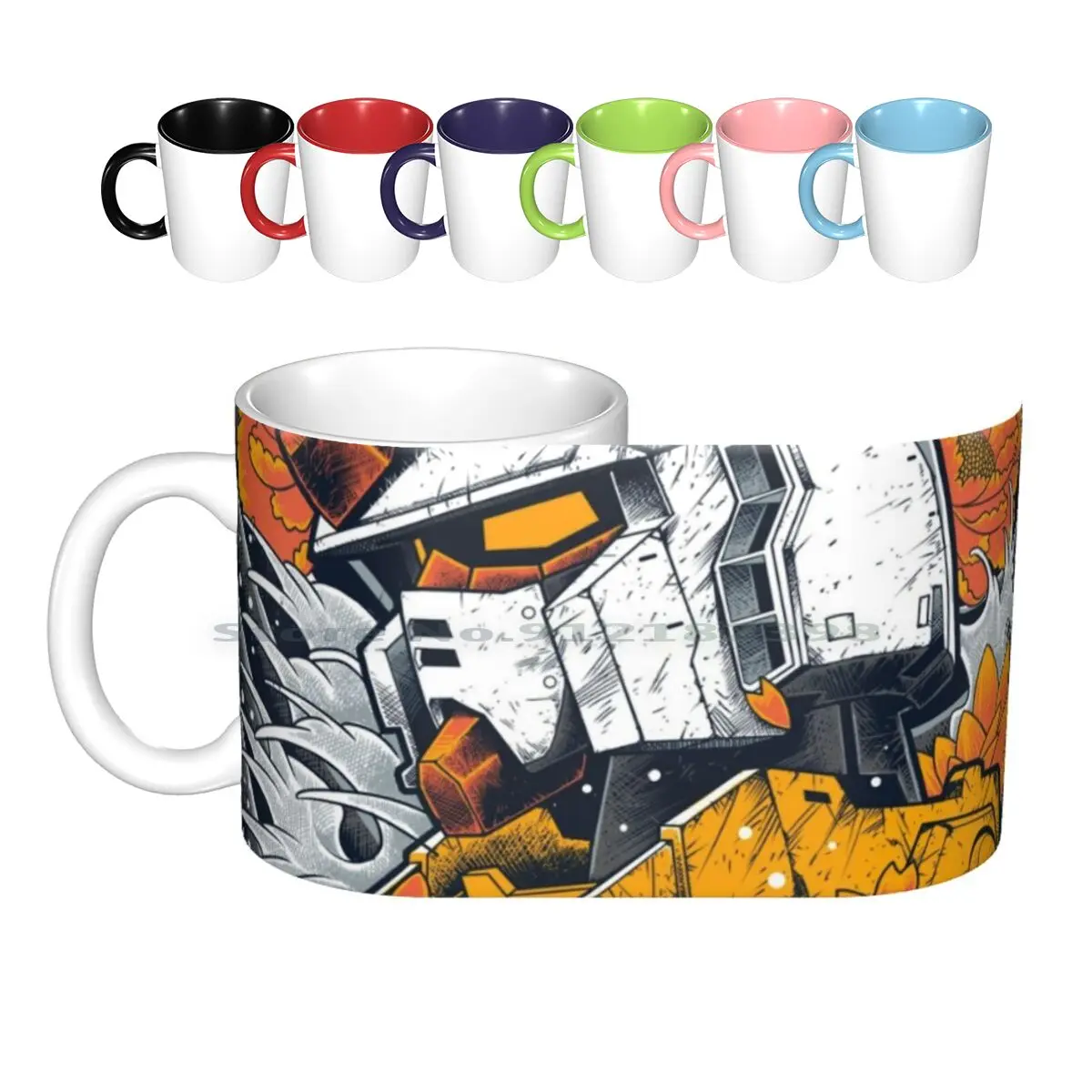 

Керамические кружки, кофейные чашки, кружка для молока и чая Rx78 Rx 78, Аниме Манга, робот, японский Джик, сазаби, Zaku, единорог, Astray, Barbatos Rx