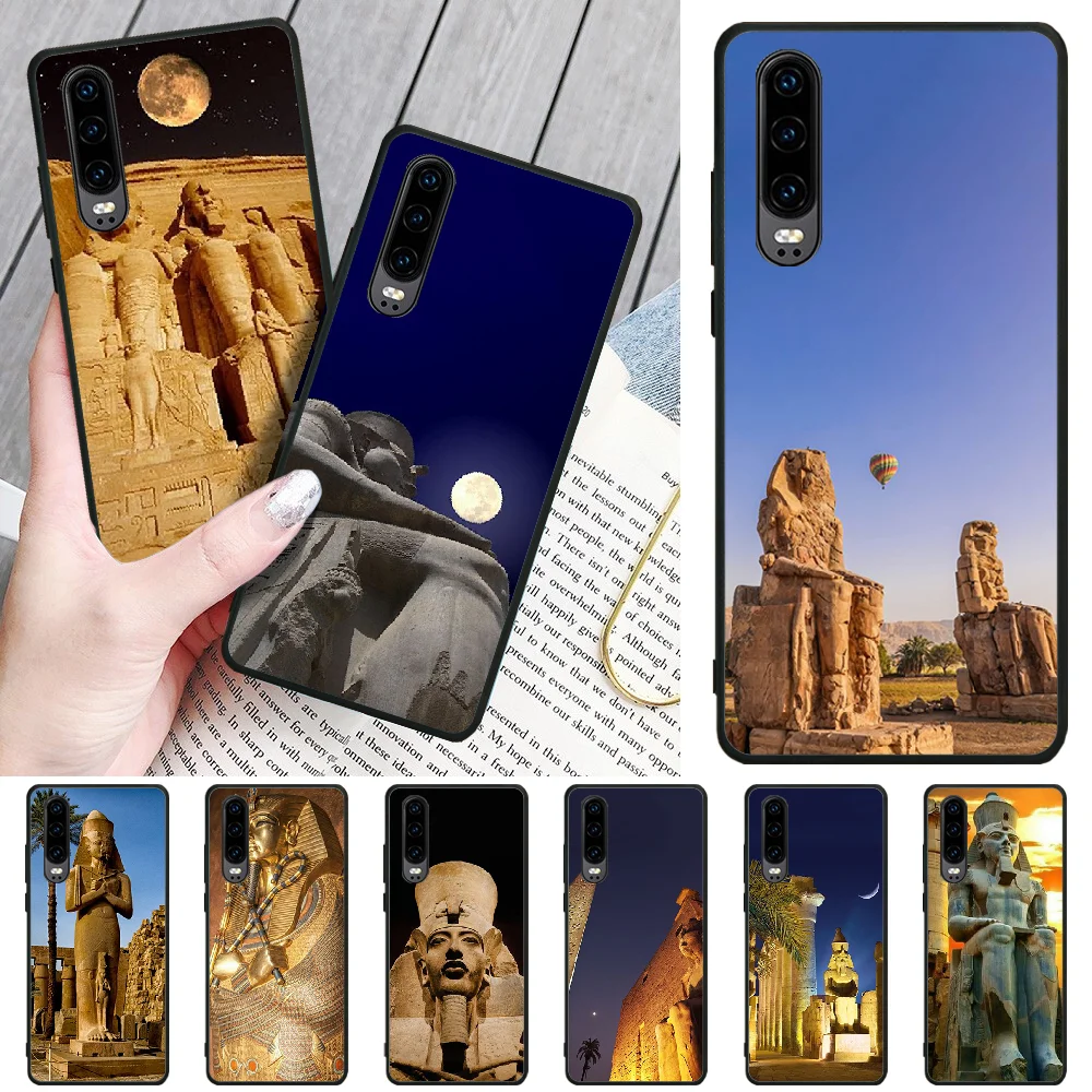 Мягкий чехол для телефона из ТПУ BaweiTE Valley of the Kings Egypt Huawei P8 lite 2017 P9 P10 20Pro Lite Pro P30lite P