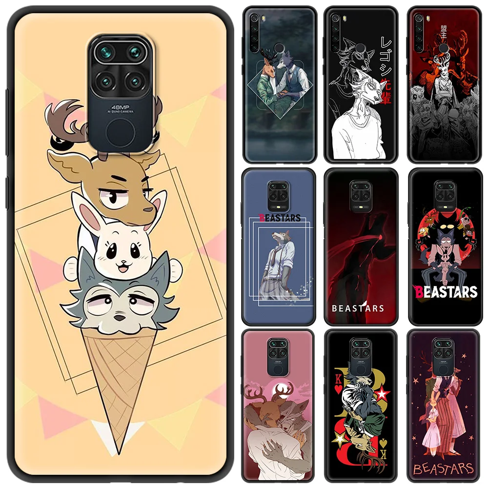 

Luxury Coque for Redmi Note 10 Note 9 8 7 9T 8T 9S Pro 7A 8A 9 9A 9C K40 Pro Plus Silicon Phone Case Beastars Anime