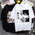Футболки с японским аниме Моя геройская Академия, мужские летние топы с милым мультяшным рисунком, Футболки унисекс в стиле Харадзюку, Мужская футболка