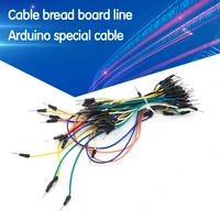 65pcs10650pcs jump wire new solderless flexible breadboard jumper wires cables for arduino high quality