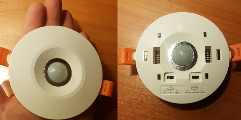 360 градусов Инфракрасный ИК потолочный Настенный утопленный датчик движения Детектор 220 в 6-8 м инфракрасный детектор безопасности Автомобильный выключатель света