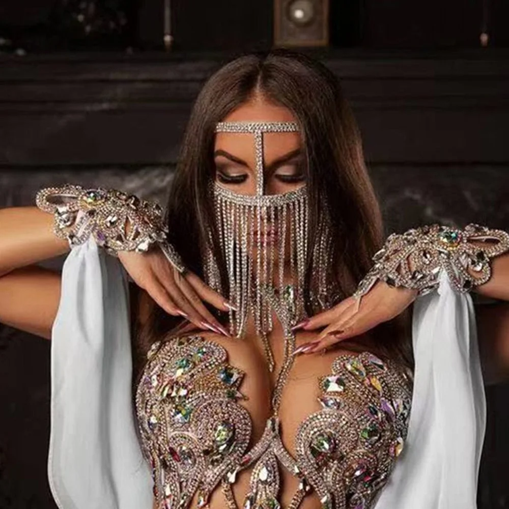 Повязка на глаза с кисточками модная сексуальная маска повязка лицо головной