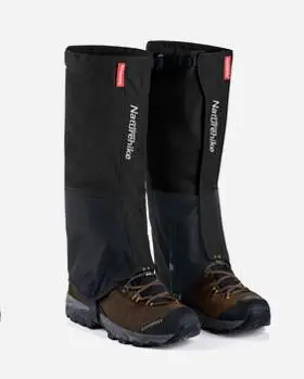 Night black Naturehike походные гетры на открытом воздухе водонепроницаемые походные горные охотничьи треккинговые пустынные водонепроницаемые походные гетры анти-слеза для обуви - Цвет: Night black