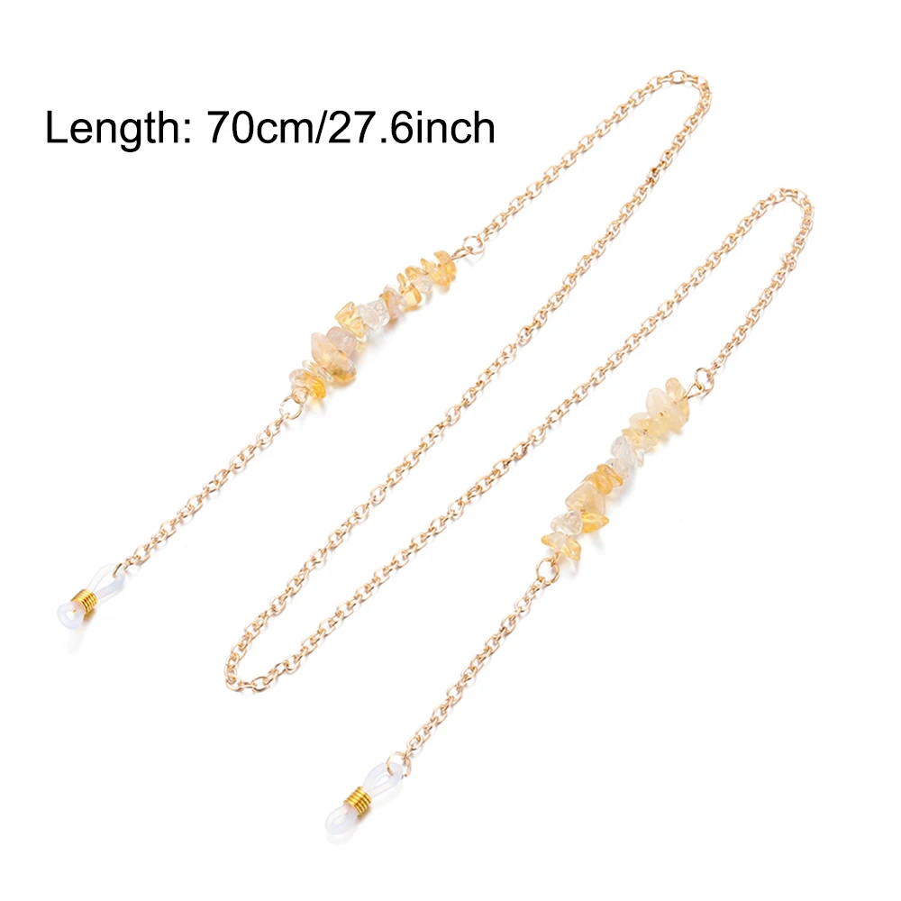 

New Sunglasses Chains Necklace Crystal Beadeds Eyeglasses Chains Non-slip Reading Glasses Holder Strap Eyewear Retainer