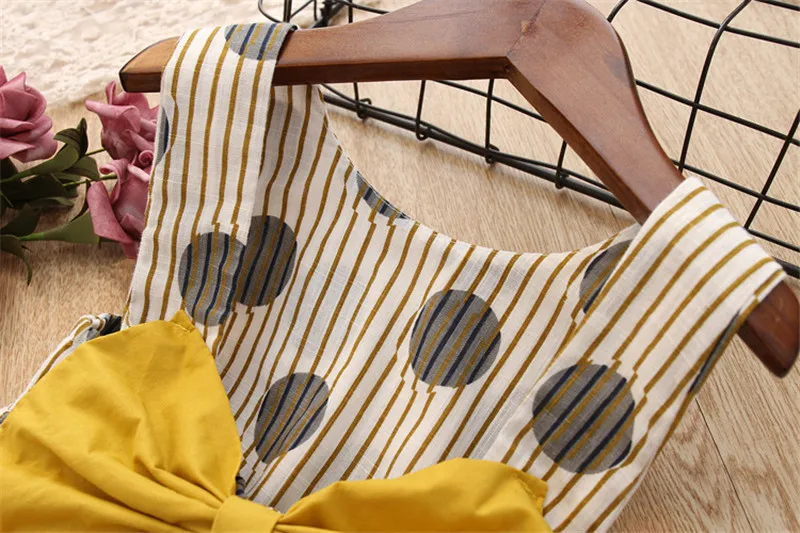 Женский летний костюм из двух предметов: Рубашка в горошек и брюки | Мать ребенок