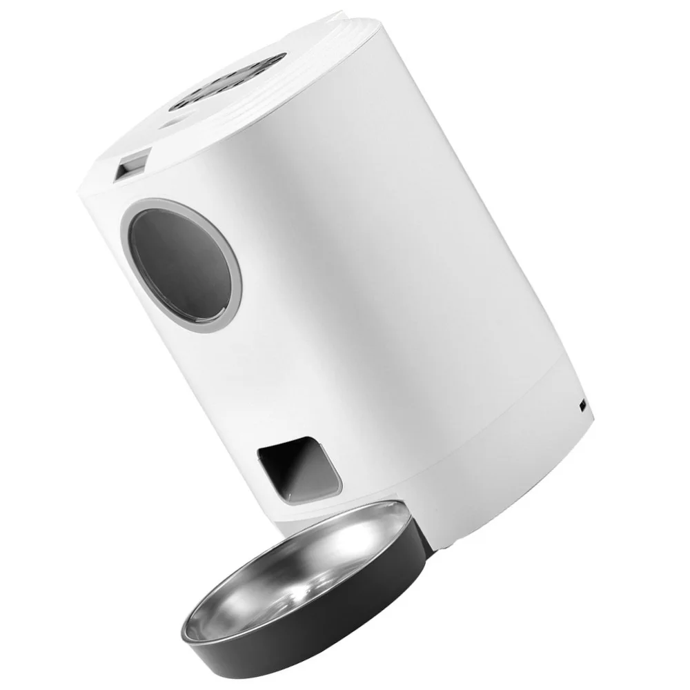 

1pc Automatic Pet Feeder ABS Dog Cat Food Feeder Timing Pet Food Container