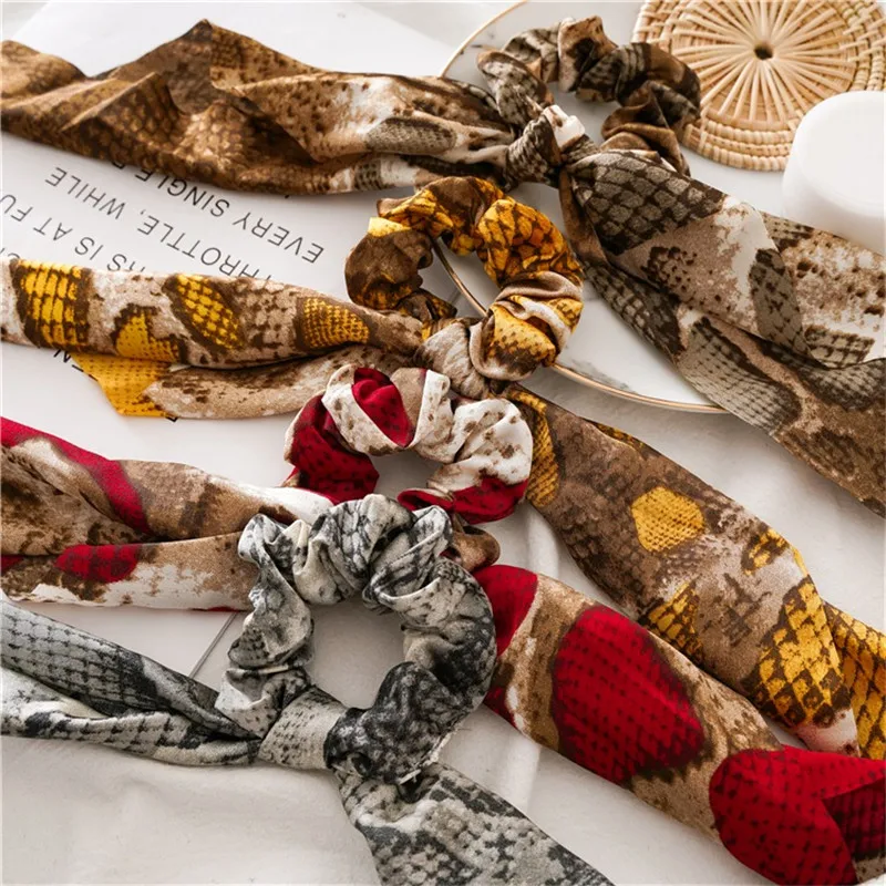 Модный конский хвостик шарф эластичная веревка для волос женщин галстуки