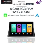 Carplay DSP 720P 360 камера 8 Гб + 128 Гб 8 ядер Android 11 2 din Автомобильный dvd-плеер GPS WIFI стерео Автомагнитола для Honda Accord 2008-2013