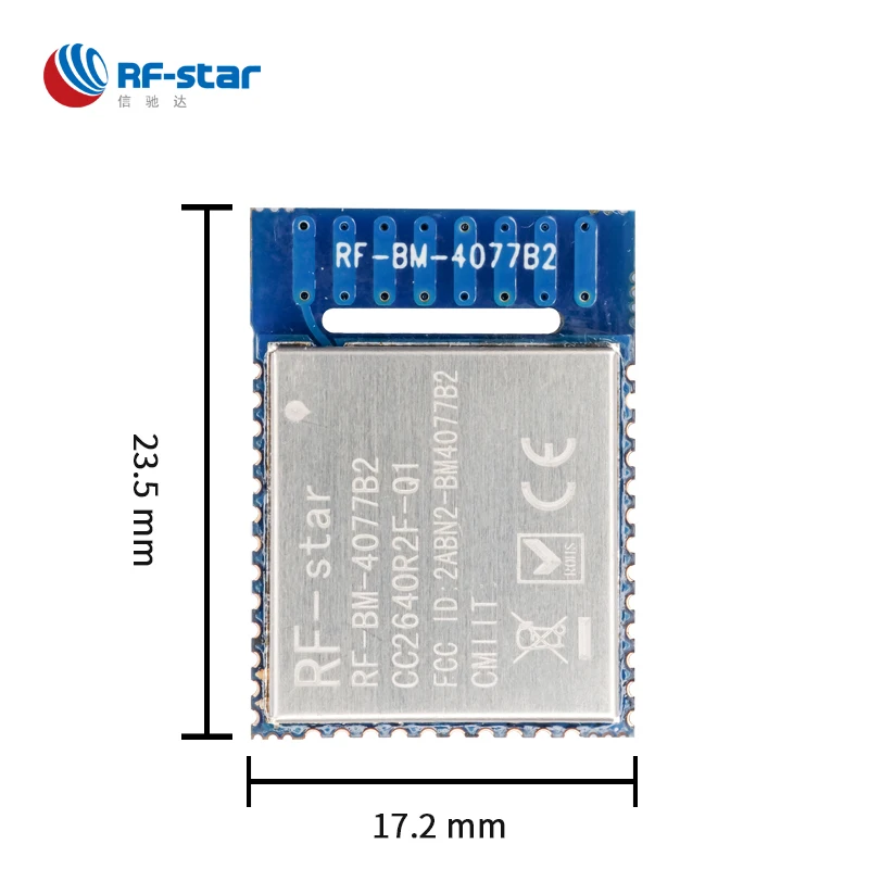 Автомобильный высокотемпературный BLE модуль CC2640R2F-Q1 для дистанционного входа без