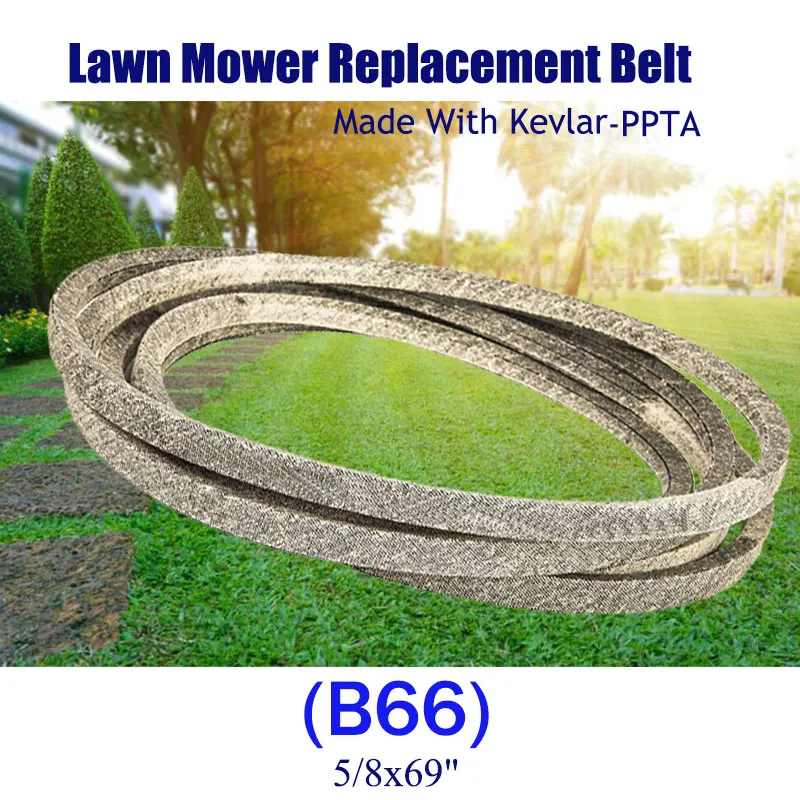 

Made with Kevlar Lawn Mower Belt For MTD Cub Cadet 5/8"x 69" 954-04001 754-04001 954-04001A 754-04001A