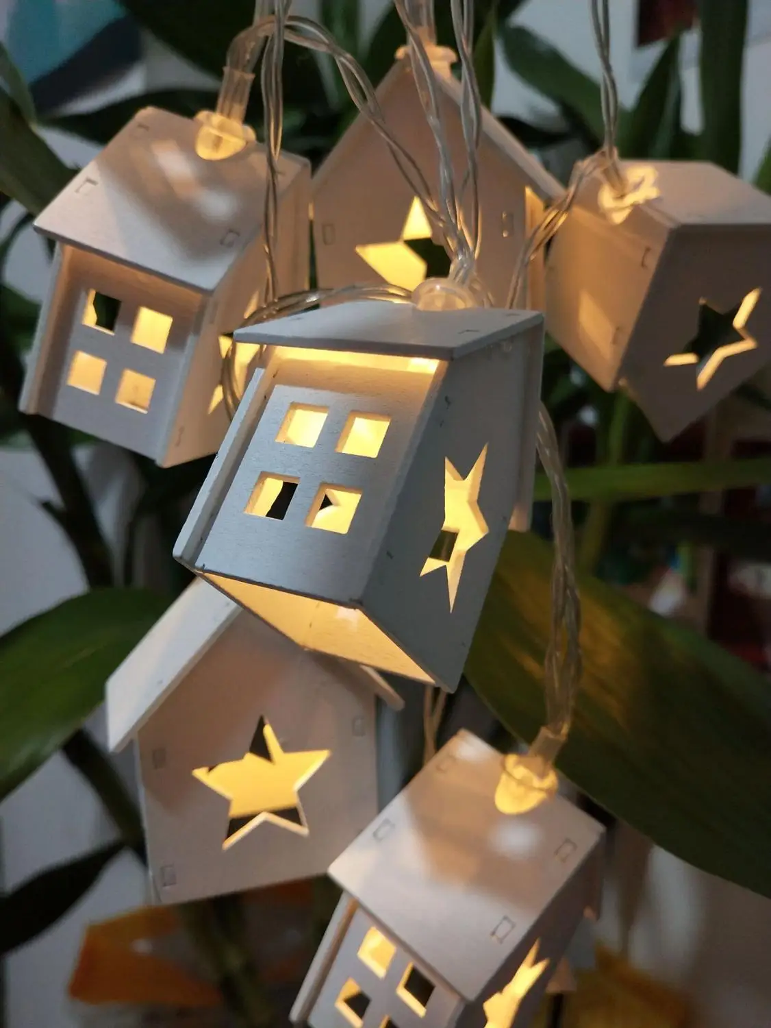 

House string lights kerstverlichting buiten Garland balls led lights decoration for wall Garland halloween lights luci natale we