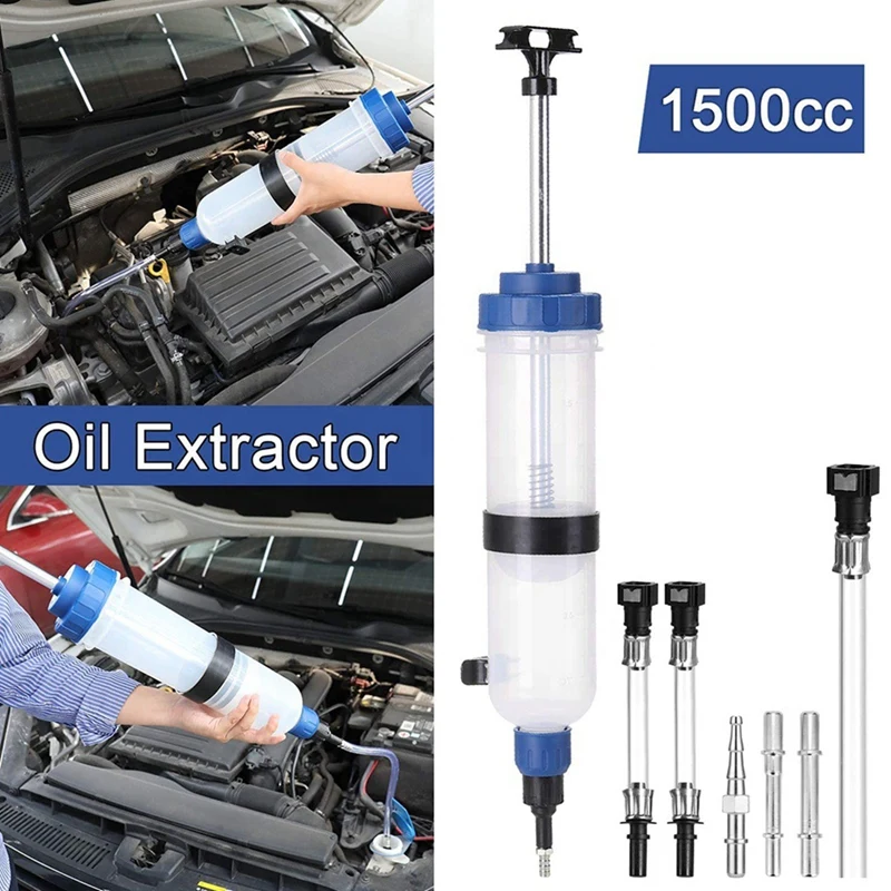 

1500CC Car Brake Fluid Oil Replacement Tool Oil Extractor Pump Filling Bottle Transfer Car Fuel Pump