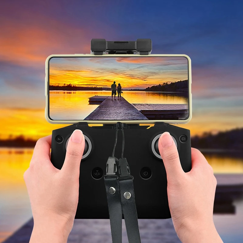 Силиконовый чехол + шейный ремешок для DJI Mavic Air 2 Аксессуары пульта дистанционного