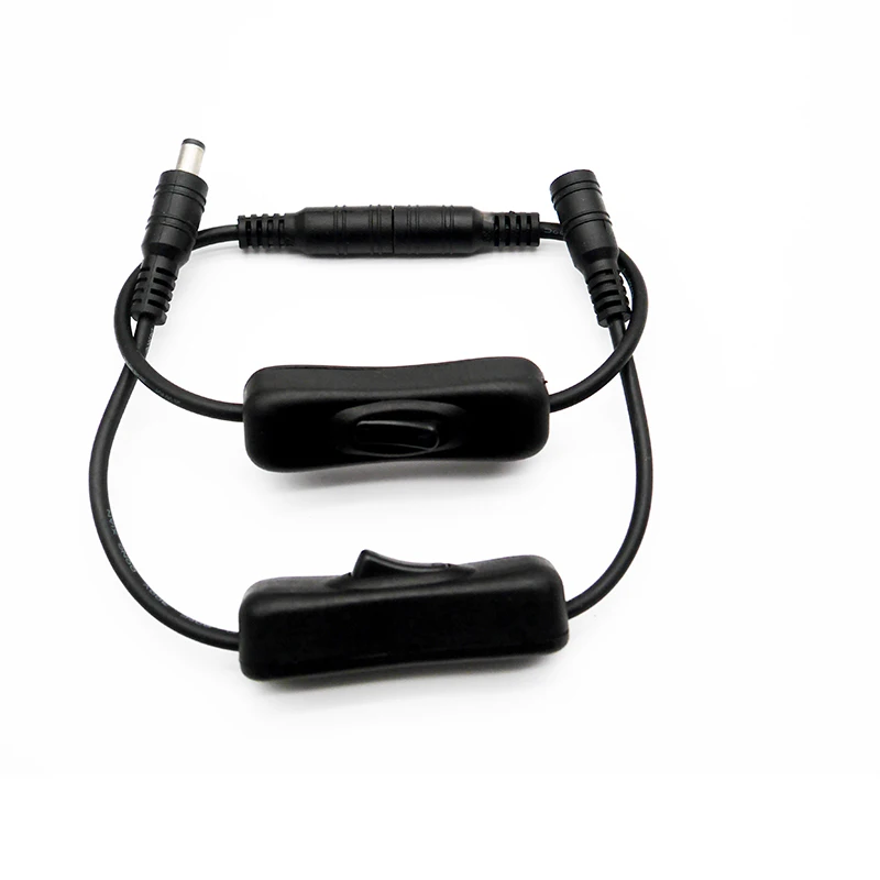 1 шт Мини DC переключатель светодиодные ленты светильник разъем постоянного тока