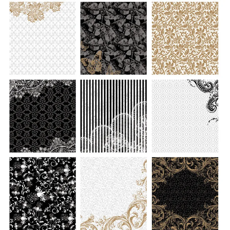 36 листов двухсторонний Печатный винтажный узор сделай сам фон для скрапбукинга