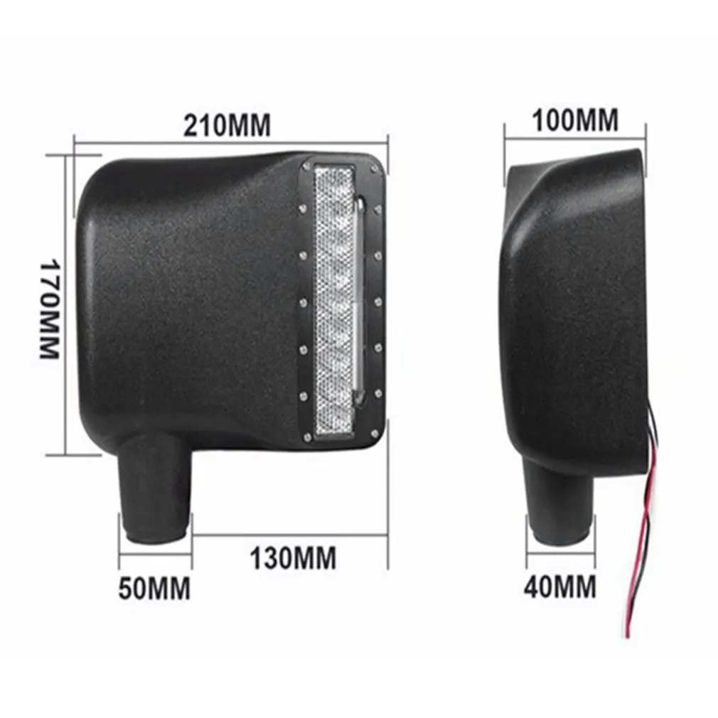

2pcs LED Side View Cover Reversing Signal Lamps for JEEP for Wrangler Yellow/White Light Guide Rearview Mirror Lamps