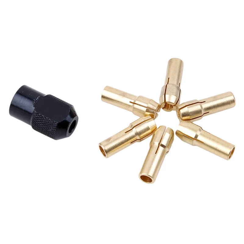 

Brass Drill Chucks Collet Bits Mini Drill Chucks Screw Nut Replacement Tool Micro Collets Collet Rotary Tools Hardware Tools