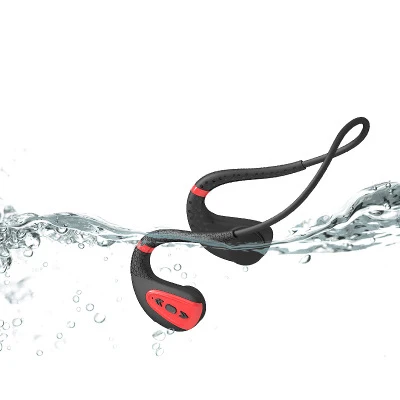 

Bone conduction wireless bluetooth headset IPX8 waterproof swimming headset built-in 8G memory running sports MP3 headset