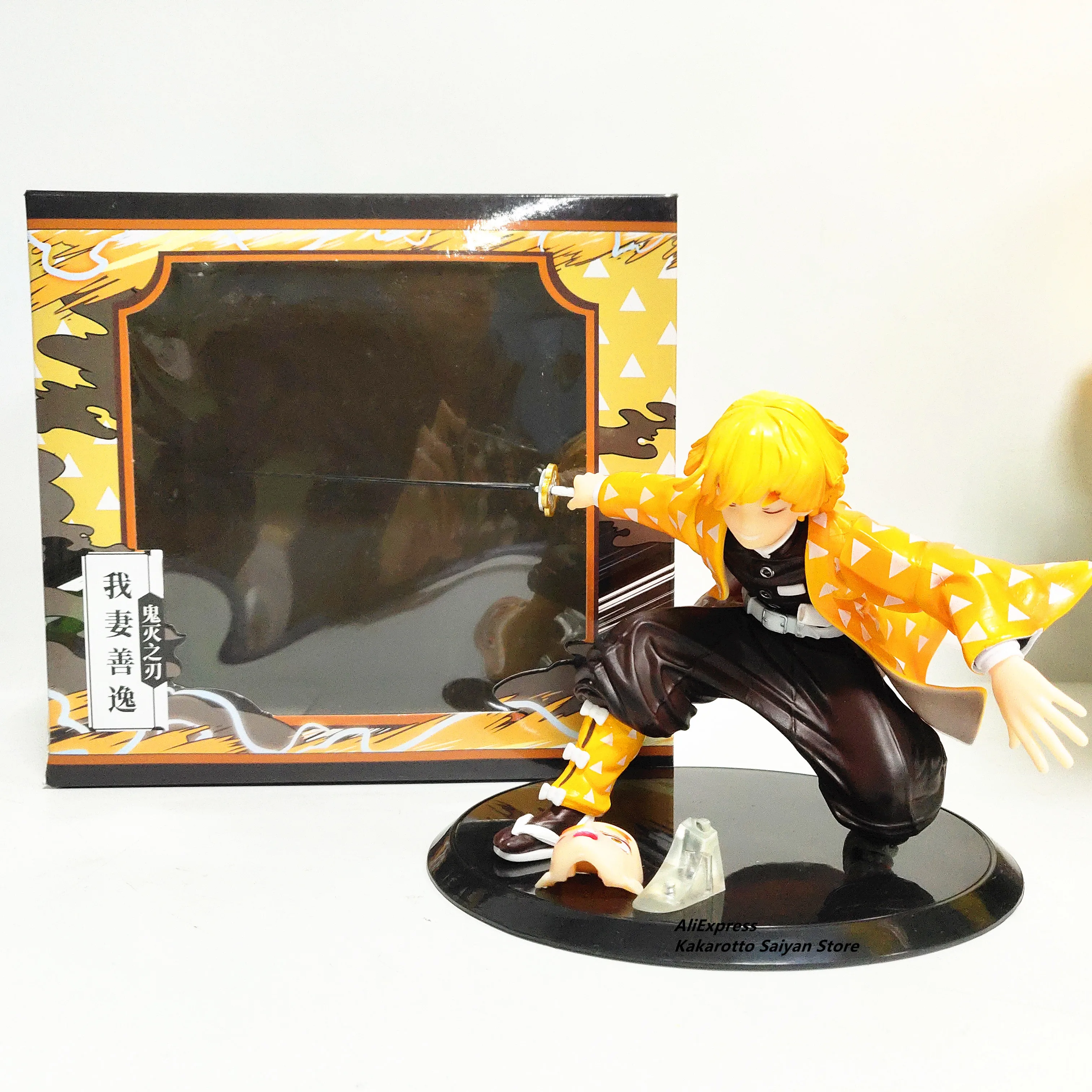 Kimetsu no Yaiba Nezuko Tanjirou Zenitsu фигурка 1/8 ПВХ модель игрушки Demon Slayer Аниме Дракон изменения фигурка игрушки