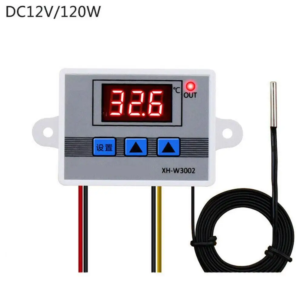 12V 24V 220VAC цифровой светодиодный Температура контроллер XH W3001 для инкубатора
