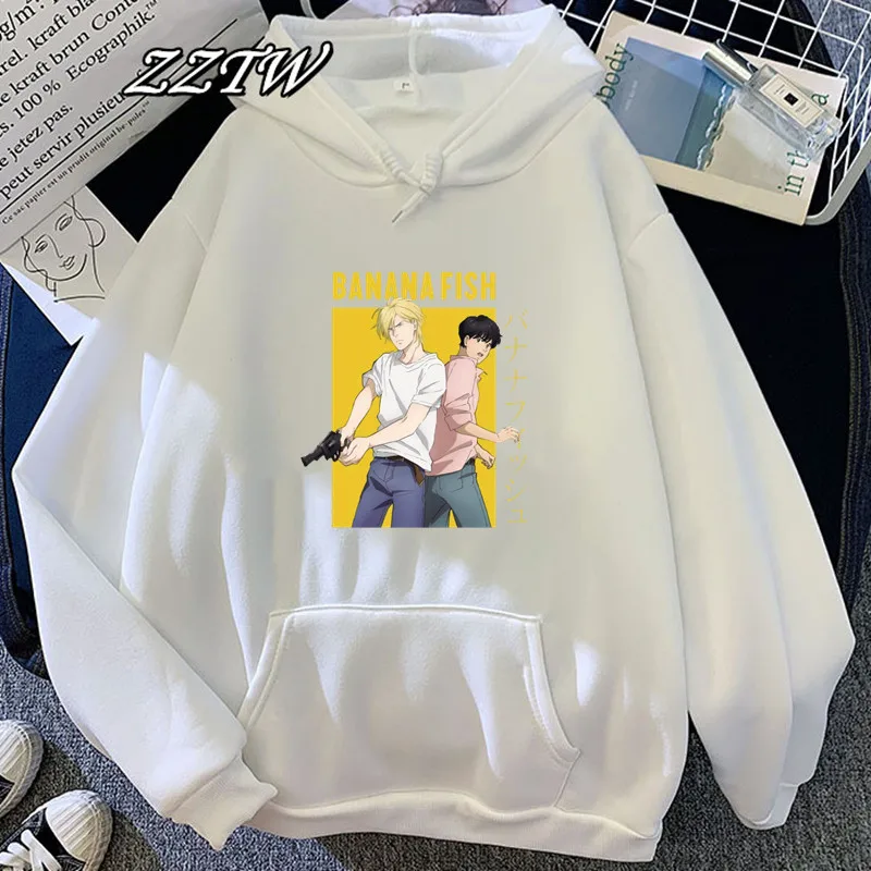 

Hoodie Japan Anime Banana Fish Hoodie women Manga Streetwear Hoodie Casual Long Sleeve Hoodie Homme Hip Hop Tops graphic Hoodie