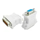 Адаптер DVI-VGA, конвертер DVI 24 + 5 Pin папа-VGA мама 1080P для HDTV компьютера ПК ноутбука проектора
