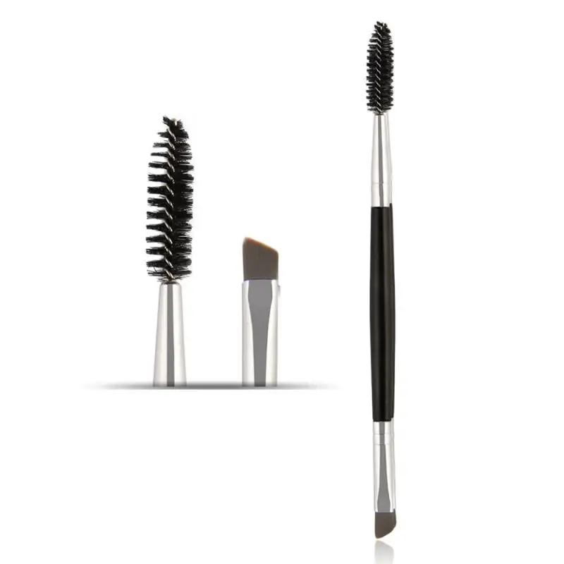 2019 New Eyebrow Brush Beauty Makeup Wooden Handle Comb Double End Brushes | Красота и здоровье