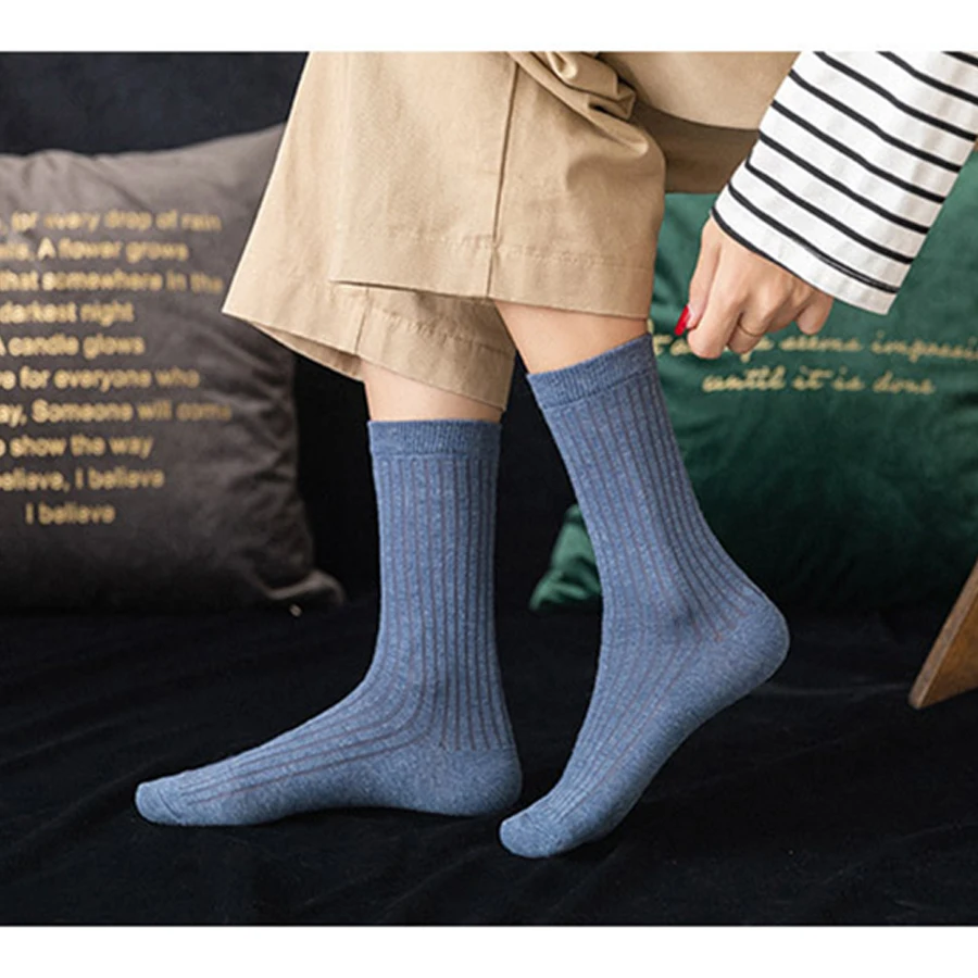 Носки женские хлопковые однотонные 10 цветов черные белые бежевые синие желтые |