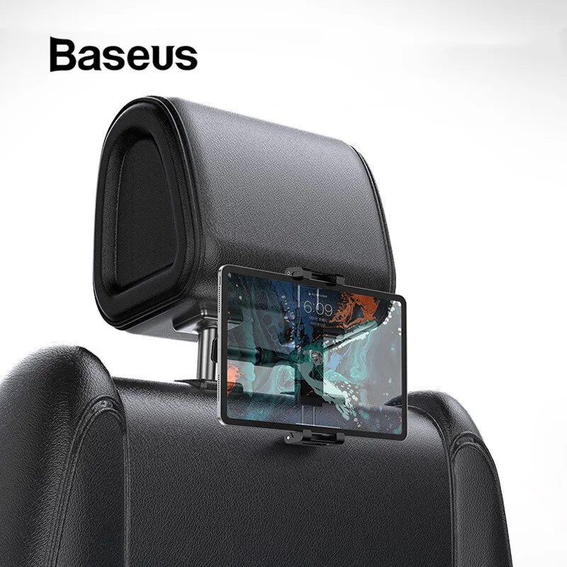 Baseus автомобильное заднее сиденье подголовник держатель для iPad 4,7-12,9 дюймов вращение на 360 Универсальный планшетный ПК Авто автомобильная подставка для телефона