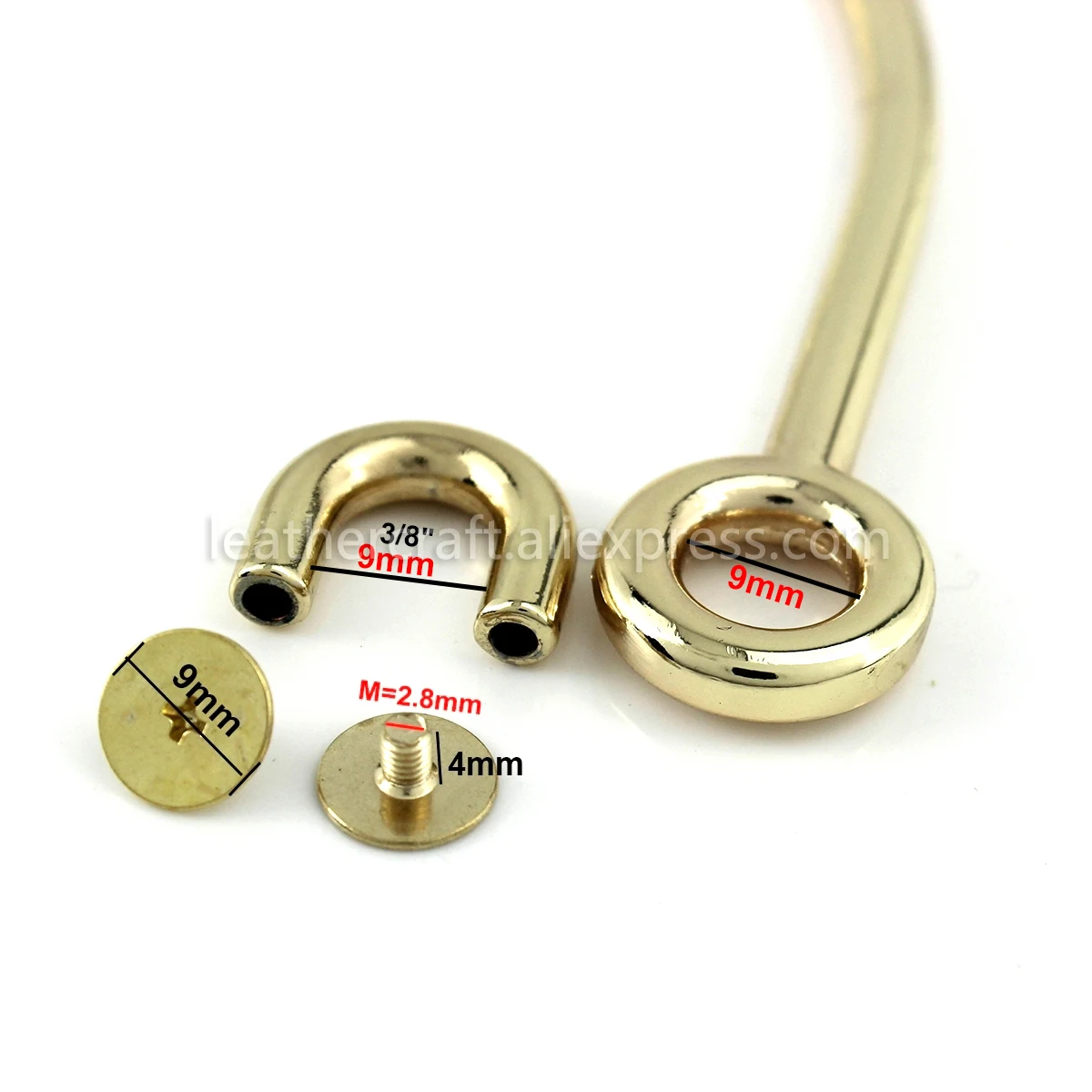 1pcs Metal U-ring Bag Handle buckle Strap Replacement Handbag Luggage Purse DIY Hardware Accessories | Дом и сад