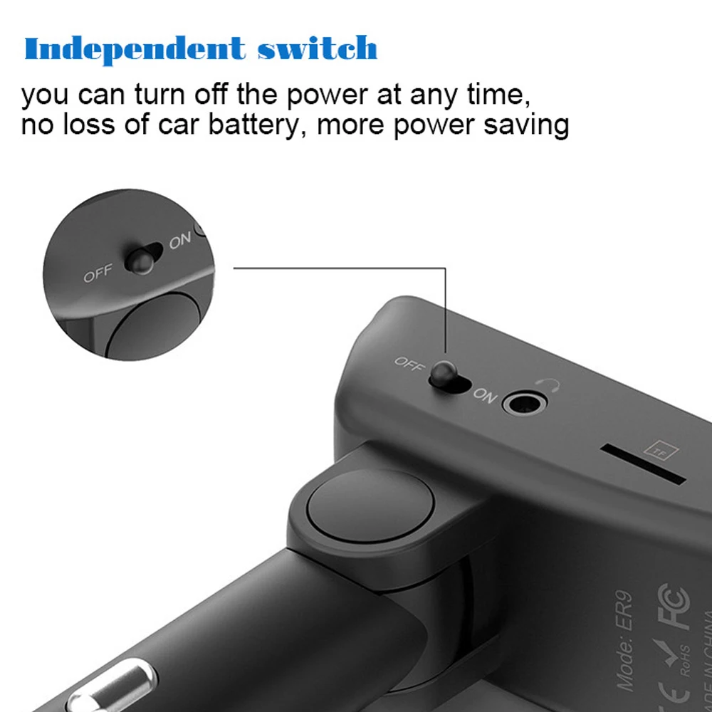 VR robot Bluetooth 4 2 FM передатчик модулятор беспроводные наушники в ухо Handsfree Car Kit 5V 3.1A USB
