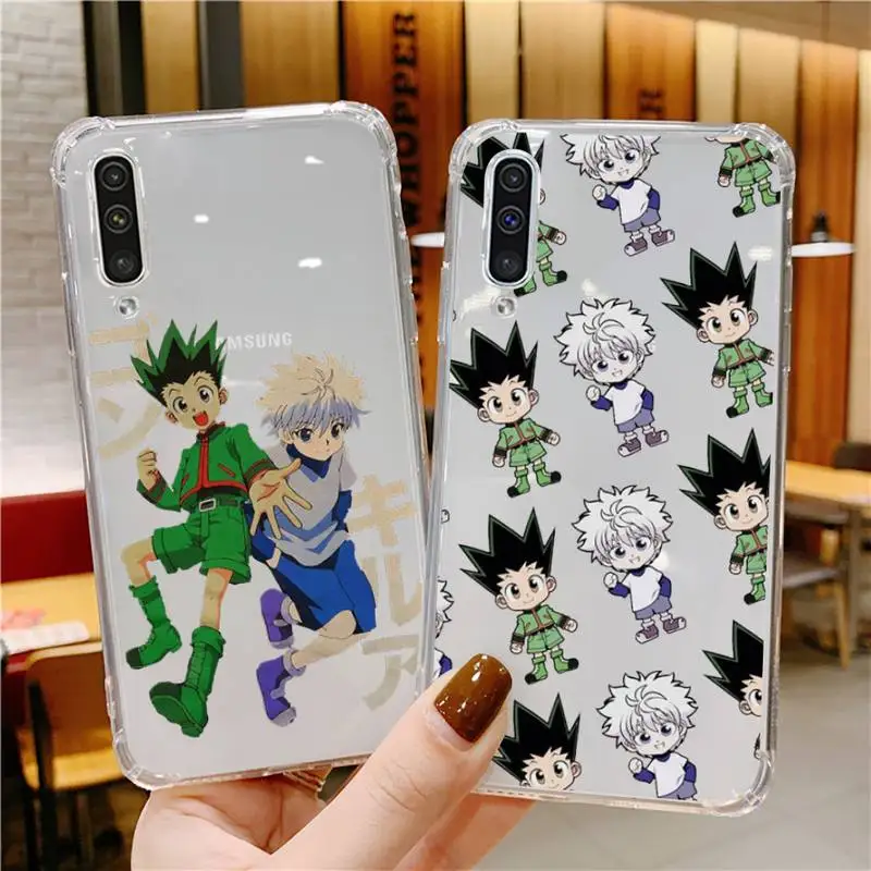 

hunter x hunter anime Phone Case Transparent For Samsung Galaxy A S 8 9 10 12 20 21 40 50 52 51 70 71 2019 fe 5g ultra plus