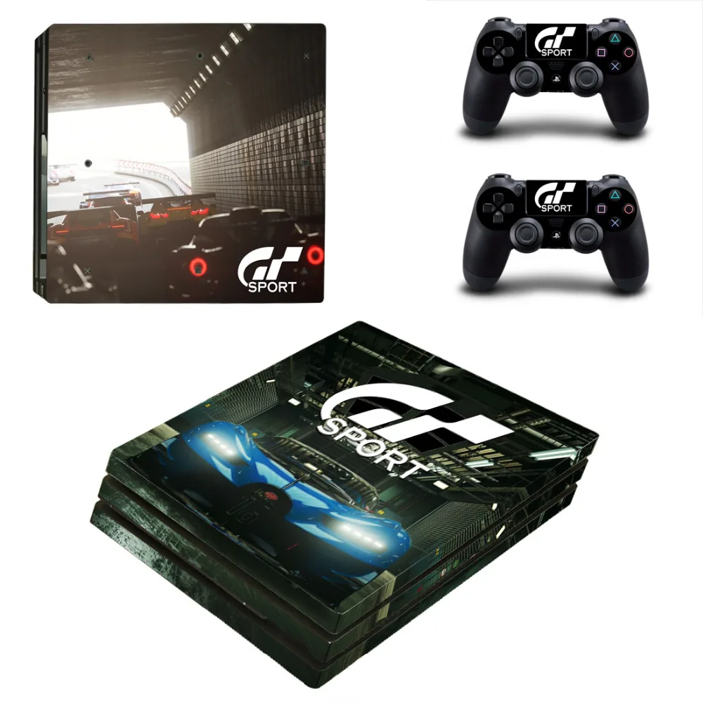 Стикер GT Sport PS4 Pro стикеры Play station 4 наклейки для консоли PlayStation и контроллера Скины