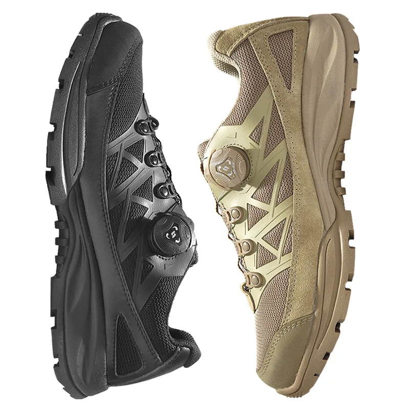 Outdoor Hiking Shoes Waterproof Men Military Rapid Reaction Tactical Boots Trekking Shoes Non-slip Climbing Sneakers