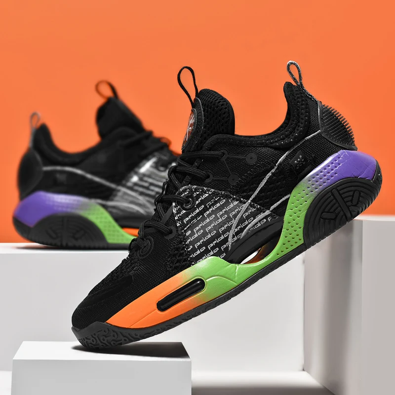 

Баскетбольные кроссовки для мужчин и женщин, дышащие, амортизирующие, Нескользящие, для спортзала, тренировок