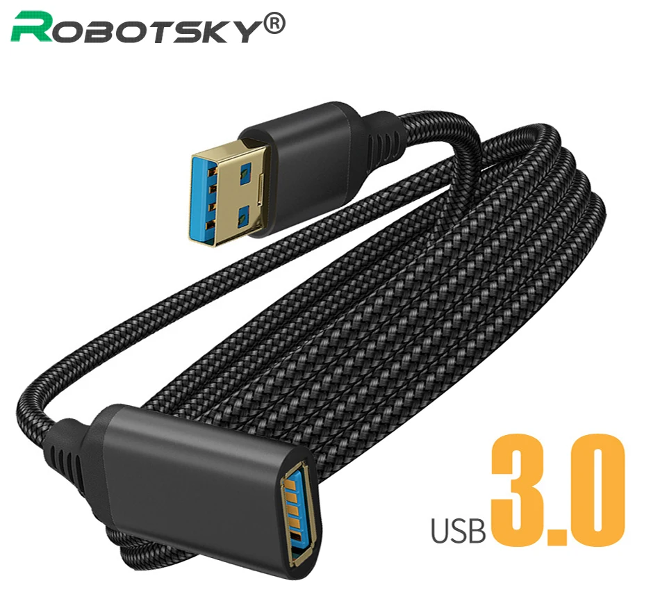 Высокоскоростной кабель передачи данных USB 3 0 штекер-гнездо для компьютера
