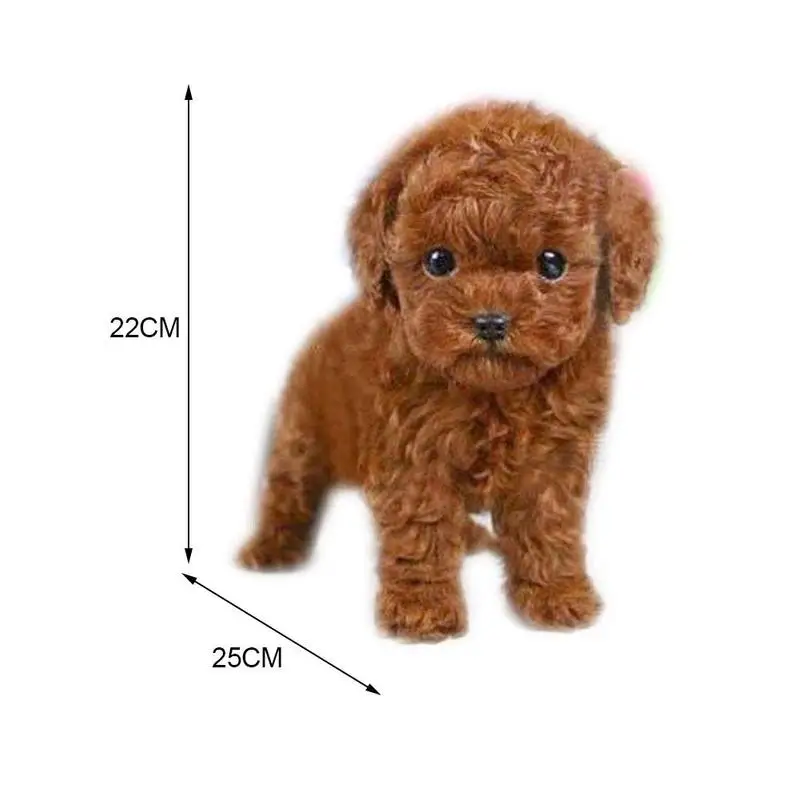 

Teddy dog children's plush toy brown simulation cute children's gift cute cute plush toy doll ornaments