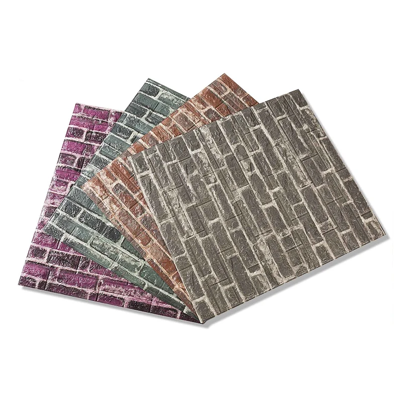 3D наклейки на стену ретро имитация кирпичной стены декора Гостиная Спальня DIY