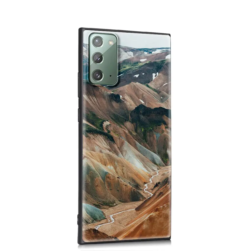 

Landscape Soft Phone Accessories Cover for Samsung Galaxy Note 20 Ultra 10 Lite 9 8 Plus 5G Luxury Funda Case Shell