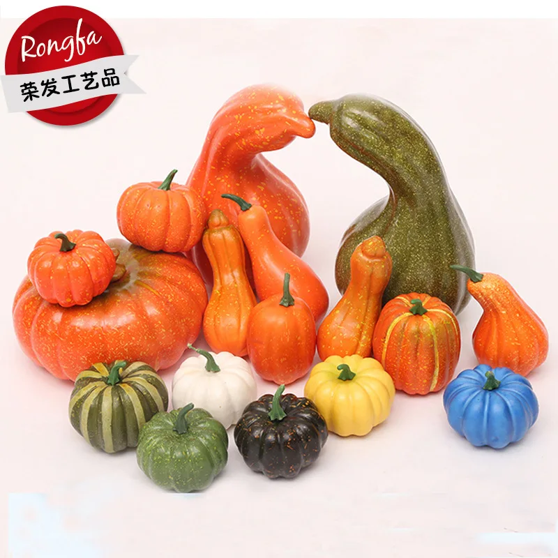 Поддельные тыквы украшения поддельная еда белая Тыква Кухня Еда Декор
