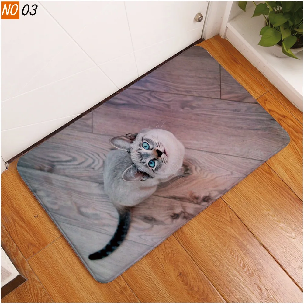 Противоскользящий коврик OIMG для ванной комнаты напольный с 3D принтом