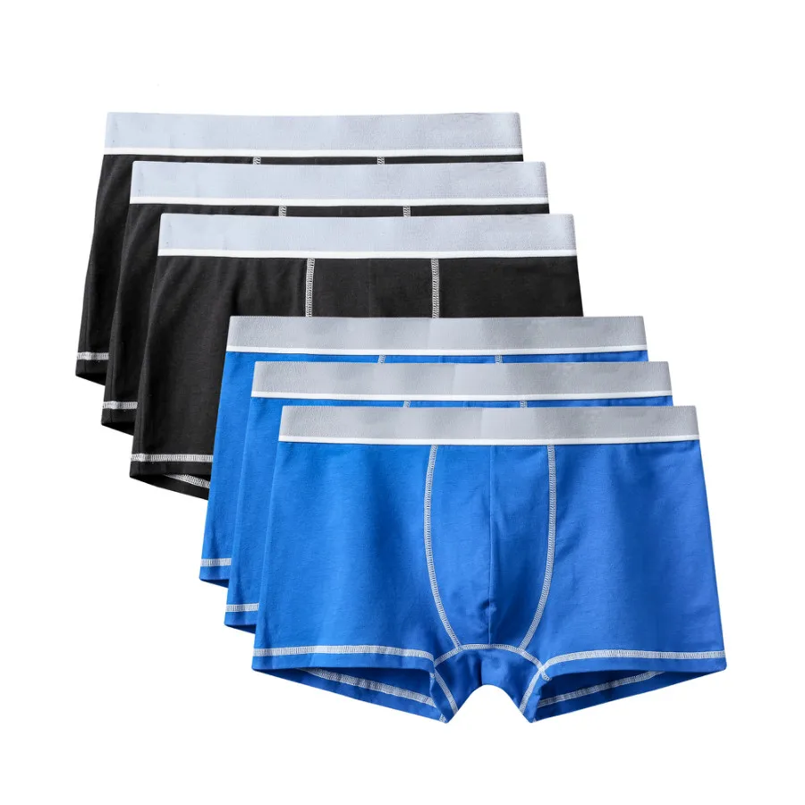 6Pcs A0608 Mix B28 6 шт./лот, фирменное качество,, новые модные сексуальные хлопковые шорты, мужские боксеры, шорты, мужское нижнее белье, мужские трусы, мужская одежда - Цвет: 6Pcs A0608 Mix B28