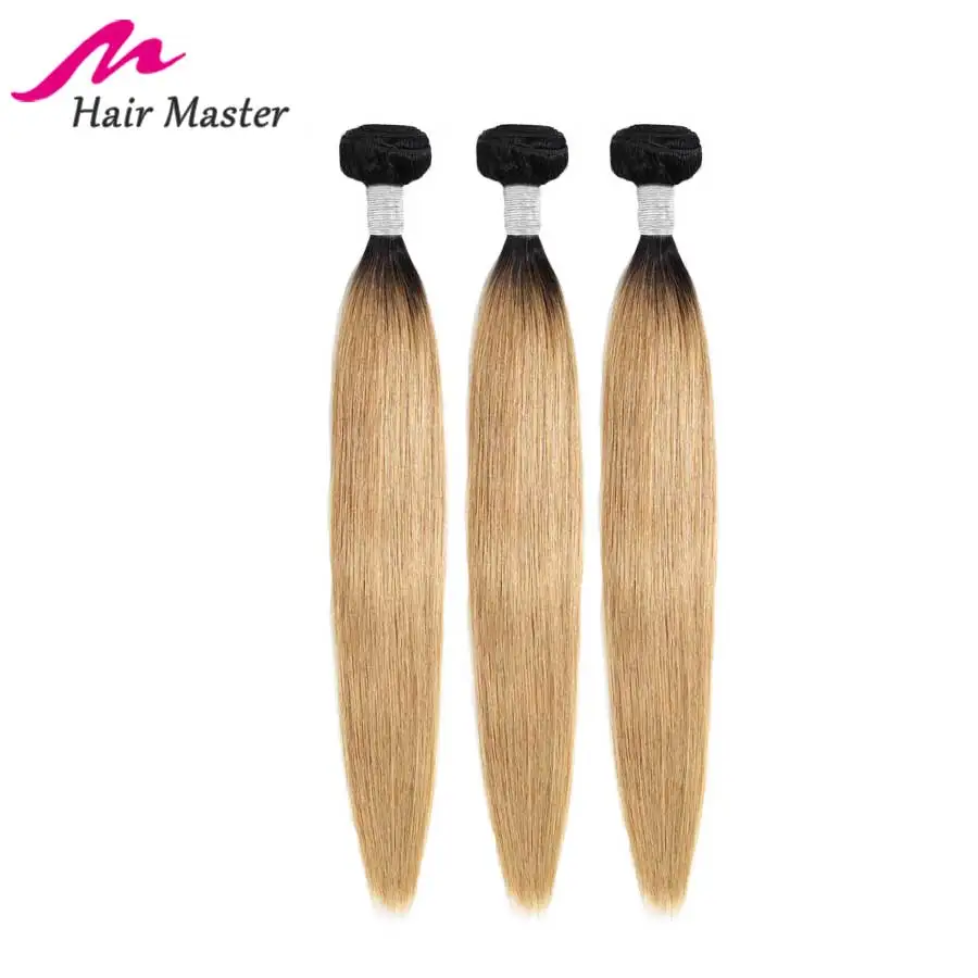 Пряди для волос с эффектом омбре бразильские дневные пряди Реми медовый блонд